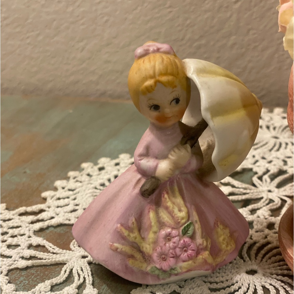 Porcelain Girl with Umbrella
